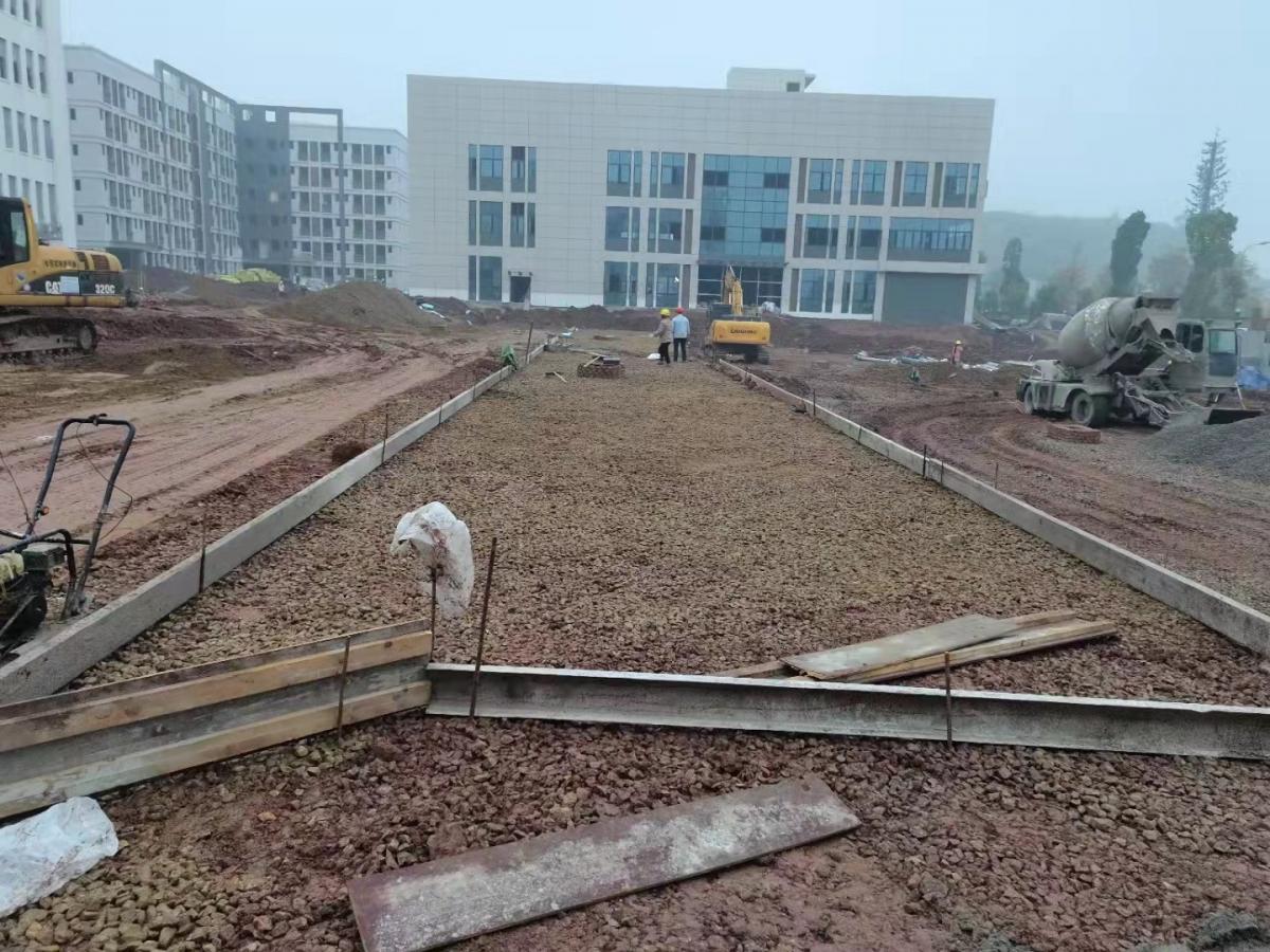 重慶璧山康佳半導體產業園透水停車場施工